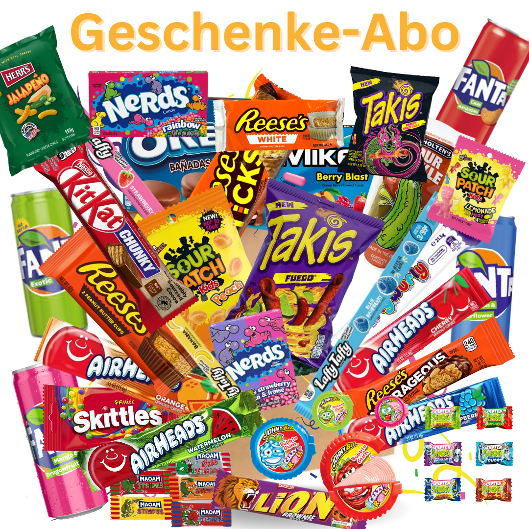 Weihnachtsgeschenk Süßigkeiten-Abo Box Weihnachtsspezial