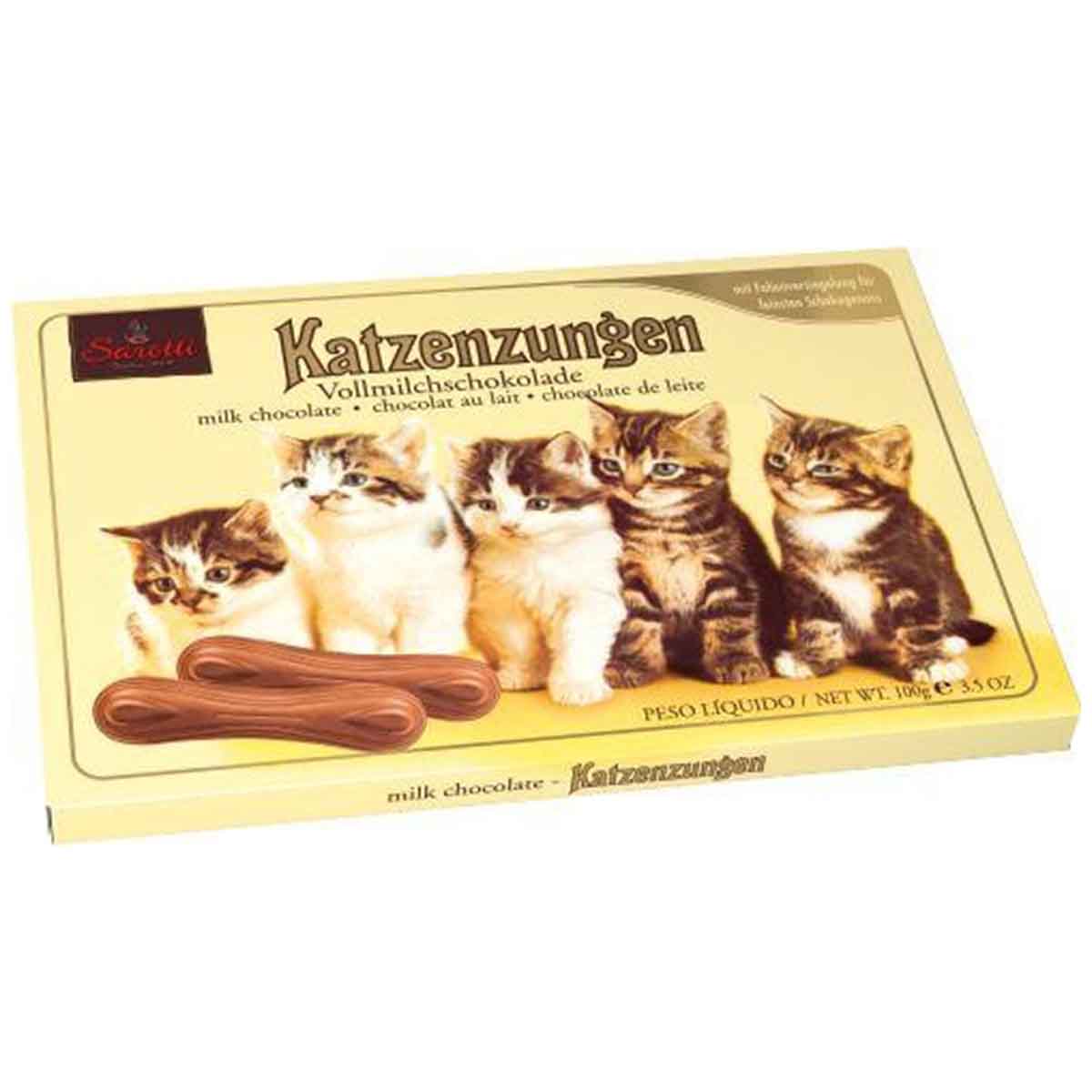 Sarotti Katzenzungen Vollmilchschokolade 100g