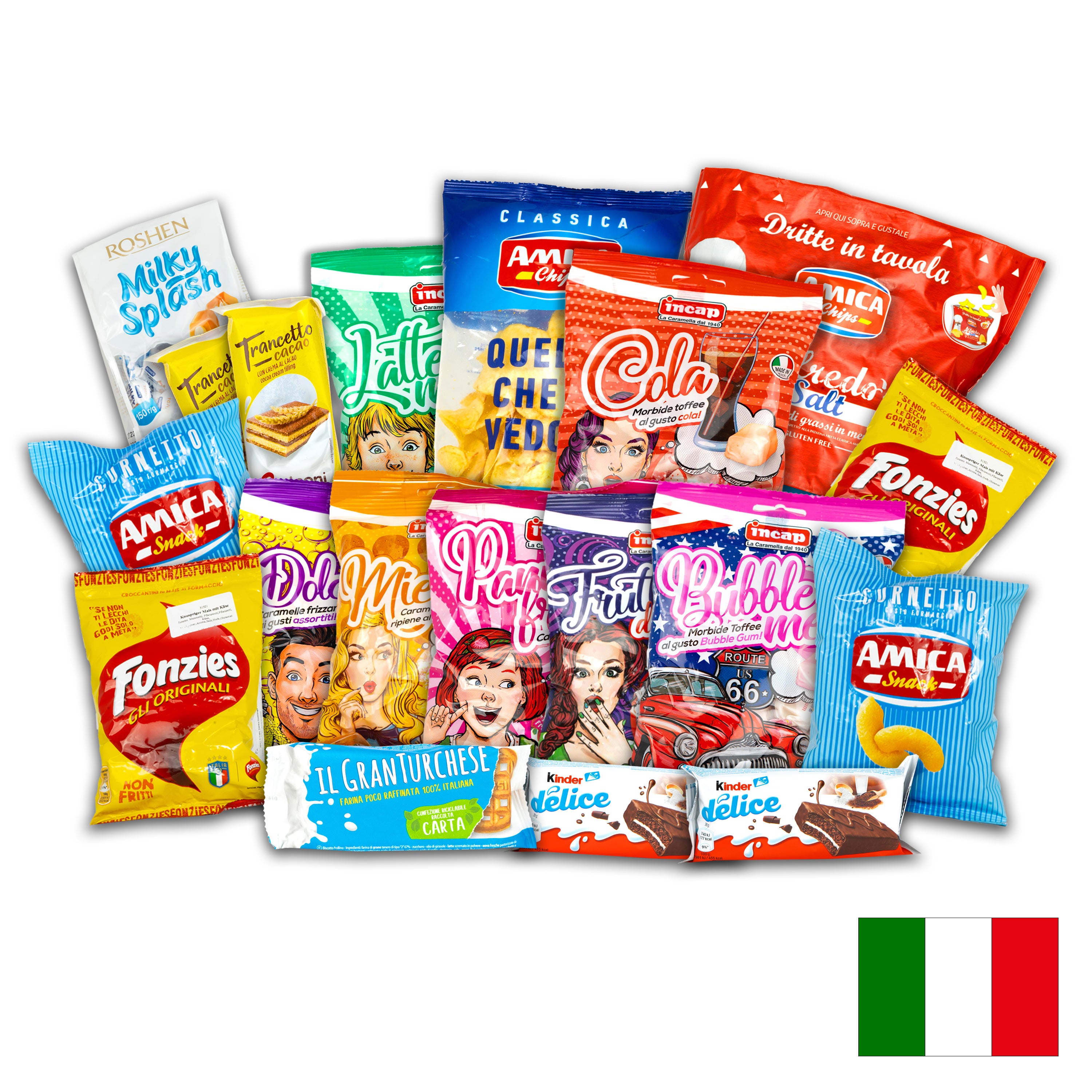 Italienische Süßigkeiten Box International Italien Box (15 Artikel)