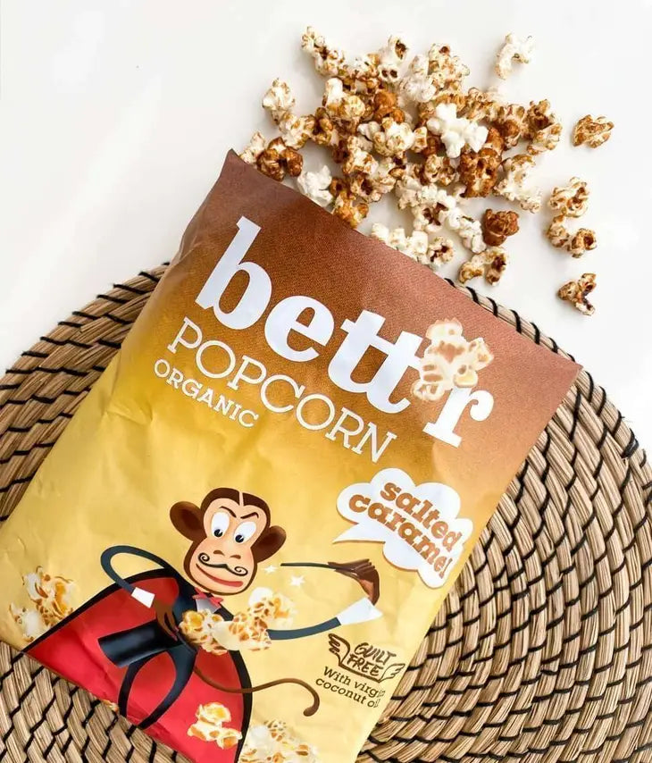 Popcorn Gesalzenes Karamell, Bio, Bett'r, 60 g